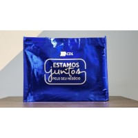 SACOLA METALIZADA "JUNTOS"
